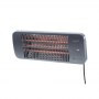 SUNRED | Heater | LUG-2000W, Lugo Quartz Wall | Infrared | 2000 W | Number of power levels | Suitable for rooms up to m² | Grey - 3